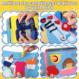Libro in Tessuto 3D Montessori