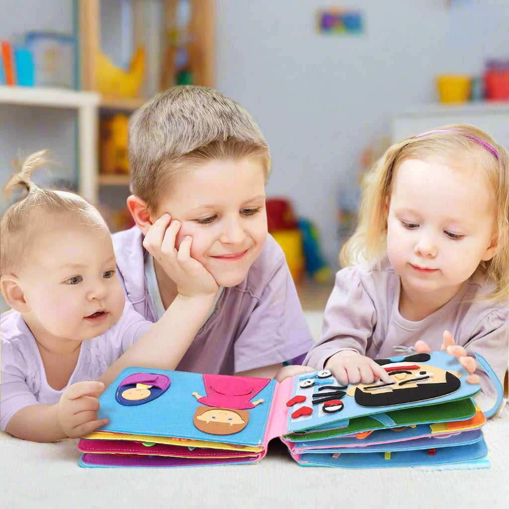 Libro in Tessuto 3D Montessori