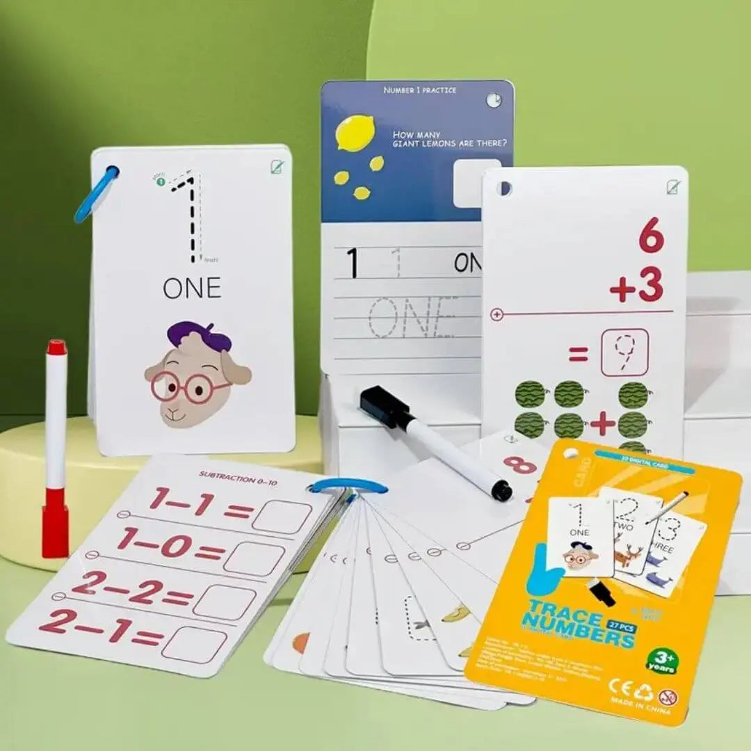 Livret Effaçable Lettres & Chiffres - TracéFacile™ 