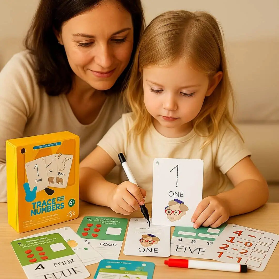 Erasable Letters & Numbers Booklet - TracéFacile™