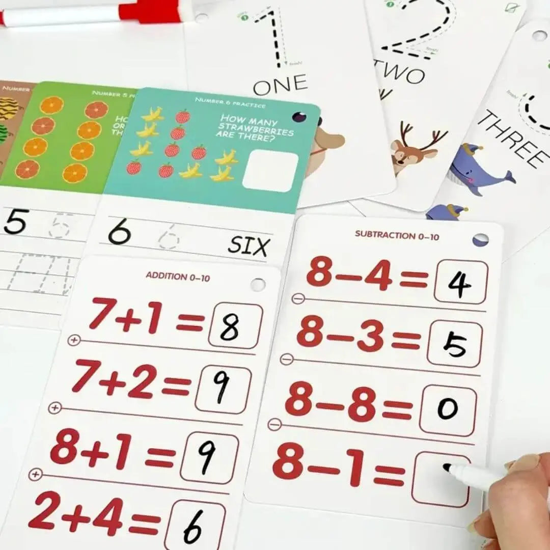 Erasable Letters & Numbers Booklet - TracéFacile™