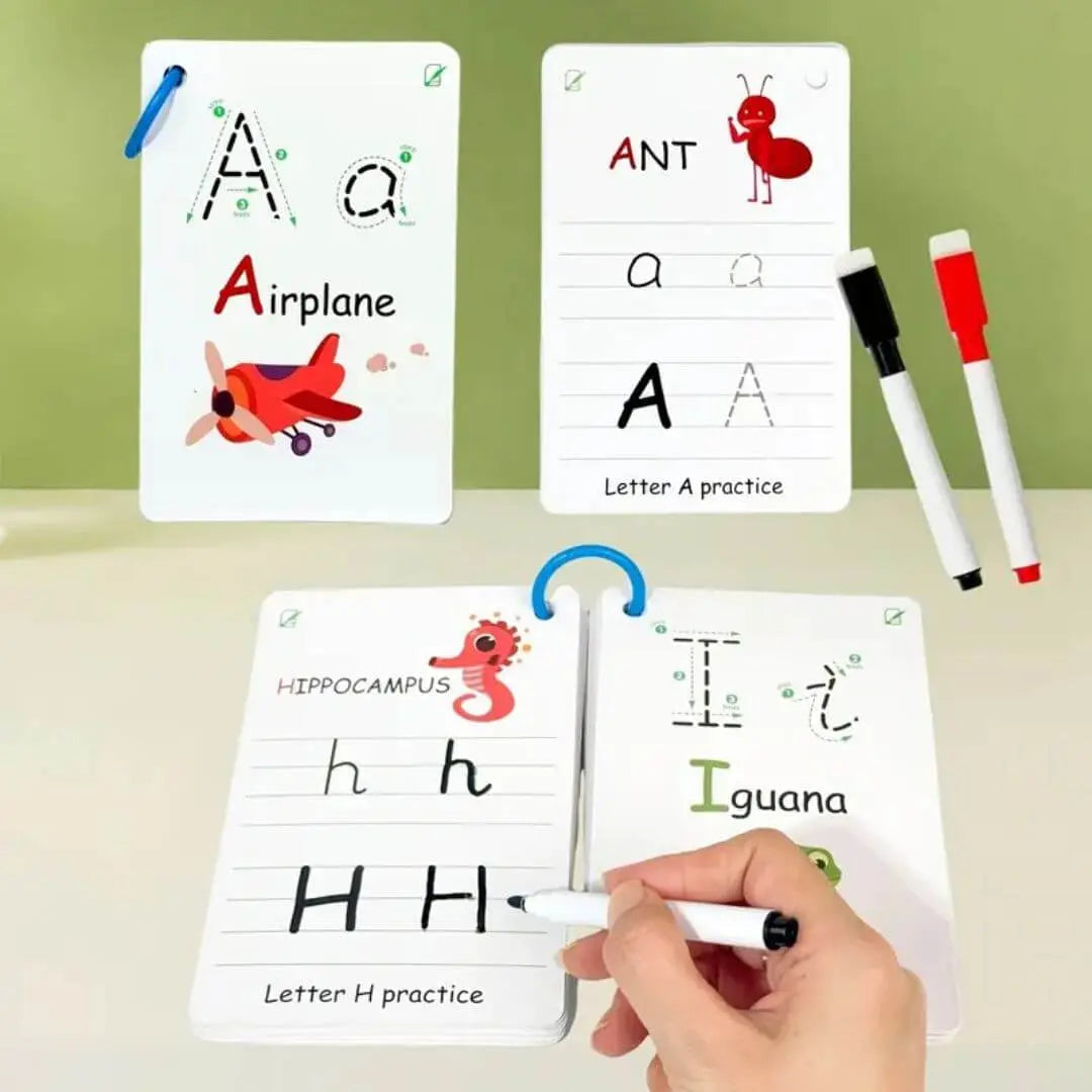 Erasable Letters & Numbers Booklet - TracéFacile™