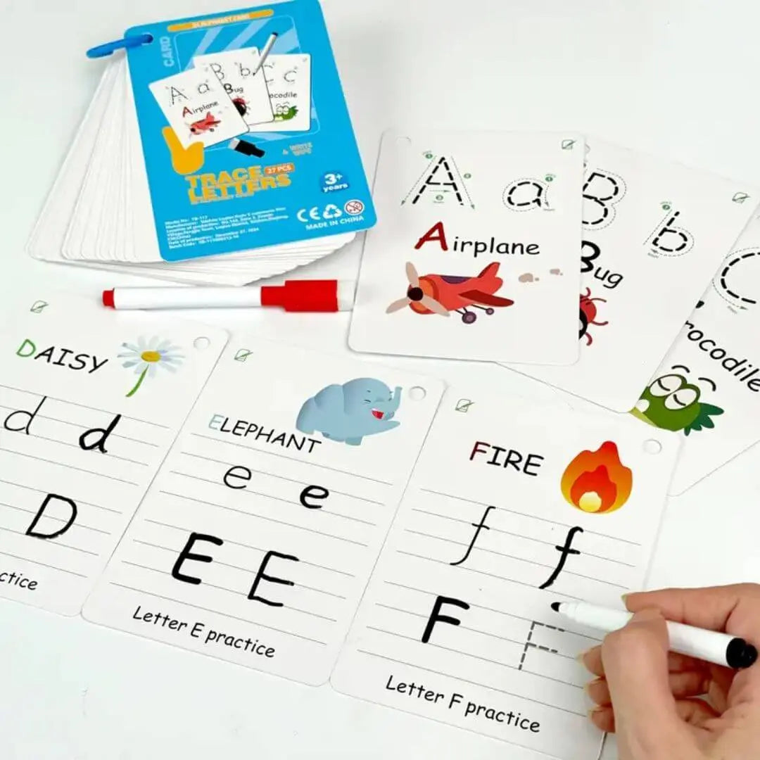 Erasable Letters & Numbers Booklet - TracéFacile™