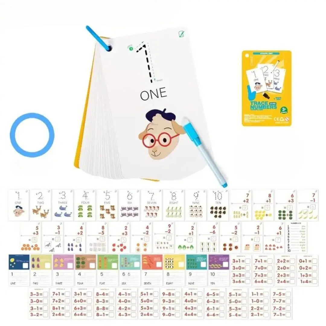 Erasable Letters & Numbers Booklet - TracéFacile™