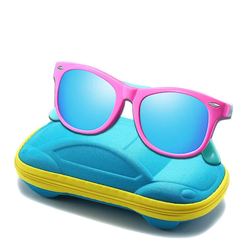 Lunettes de Soleil Polarisées Enfant avec Étui