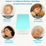 ZeniLux™ White Noise Machine & Night Light