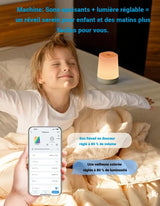 ZeniLux™ White Noise Machine & Night Light