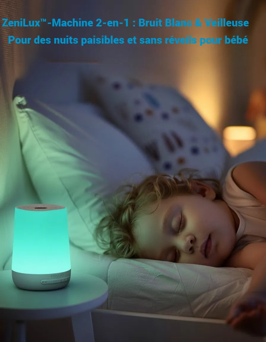 ZeniLux™ White Noise Machine & Night Light