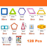 Carreaux de Construction Magnétiques 3D MagnetMarvel™ (Ensemble de Construction STEM)