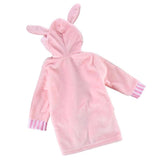 Peignoir de bain lapin rose