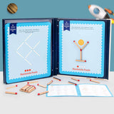 MindfulMatch™ Montessori Puzzle en Bois de Motifs et Logique (Jeu de Bâtonnets Créatifs)
