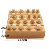 Blocs à Emboîtement de Cylindres Montessori (Ensemble de Discrimination Visuelle)