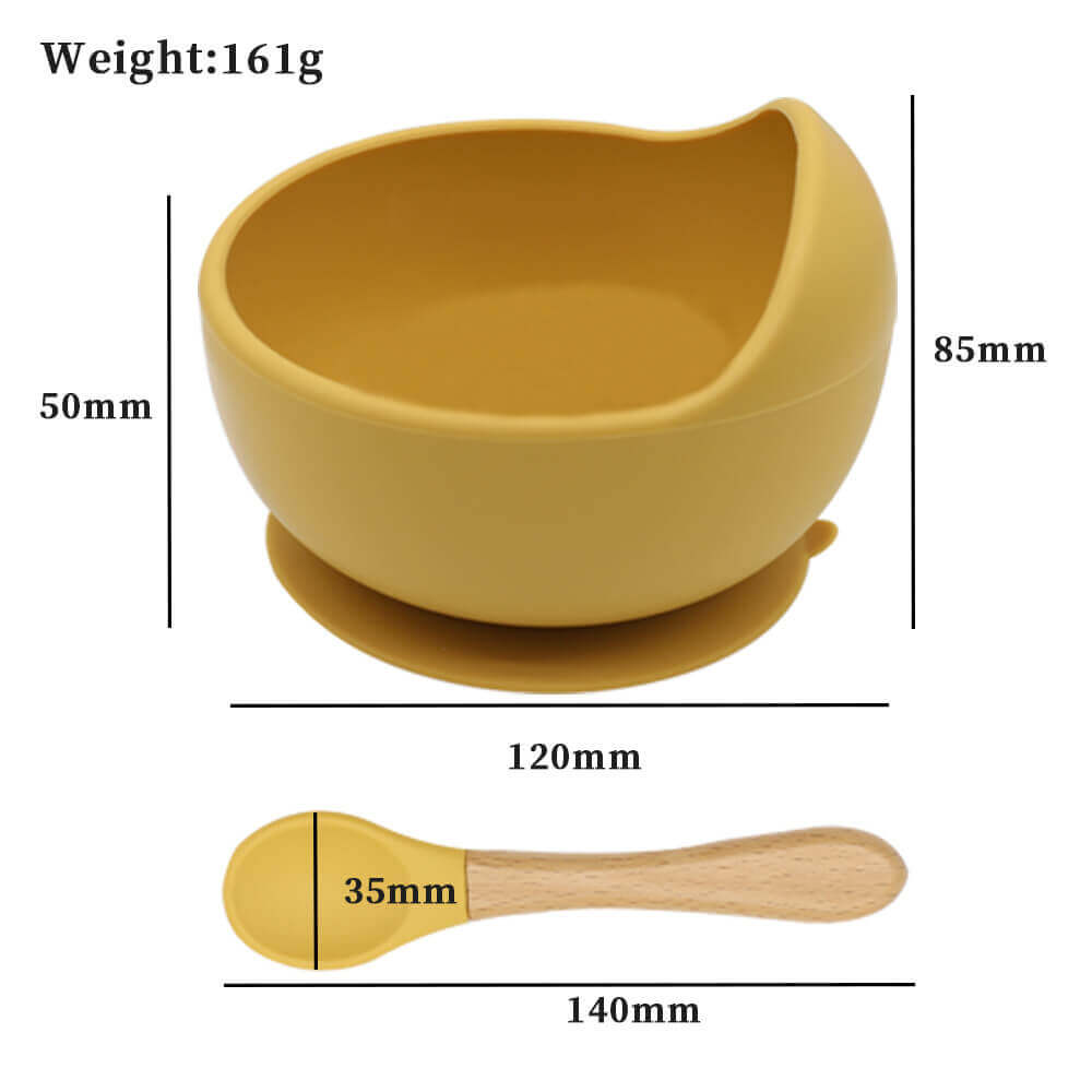Set di alimentazione in silicone NobleTots™ Ultimate da 7 pezzi (piatto con ventosa, ciotola, bavaglino e tazza 2 in 1)