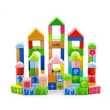 Blocchi da Costruzione in Legno Ocean 100 Pezzi (Faggio e Acero Premium)