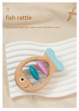 NaturePlay™ Set of 5 Organic Beechwood Rattles (Montessori)