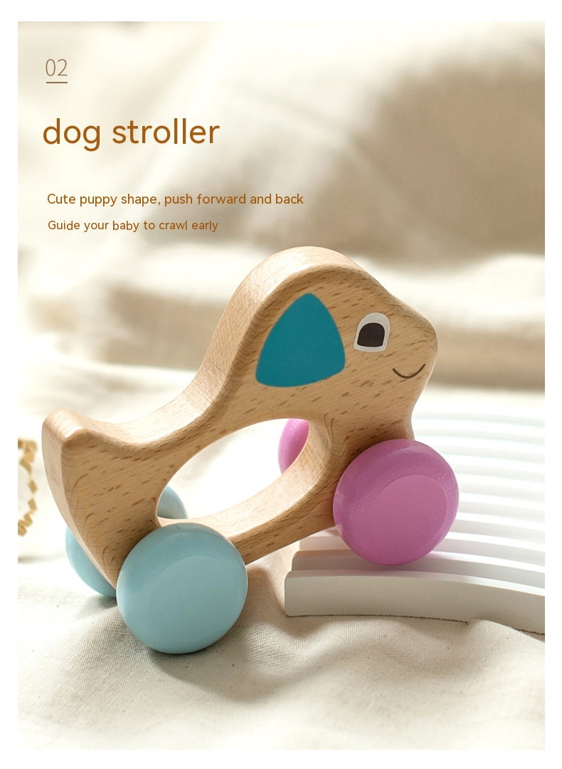 NaturePlay™ Set of 5 Organic Beechwood Rattles (Montessori)