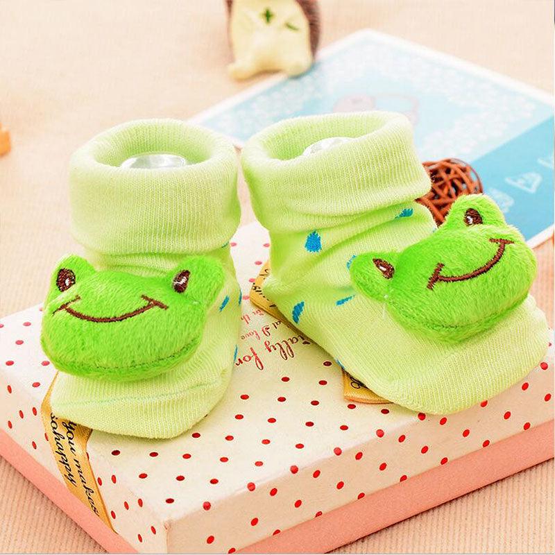 Baby frog socks