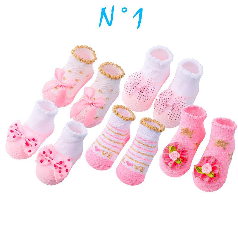 Paires de chaussettes pour bébé (Lot de 5)