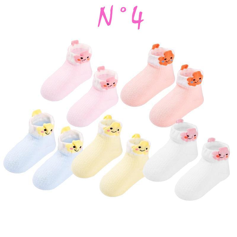 Paires de chaussettes pour bébé (Lot de 5)