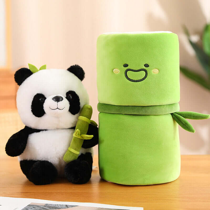 PandaPal™ Peluche Panda Ultra Morbida in Bambù (Cuscino Coccolone)