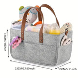 Organizzatore 5 in 1 - Borsa per pannolini - Contenitore per giocattoli - Borsa da viaggio - Borsa della spesa, Cesto da picnic
