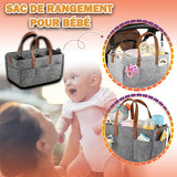 Organizzatore 5 in 1 - Borsa per pannolini - Contenitore per giocattoli - Borsa da viaggio - Borsa della spesa, Cesto da picnic