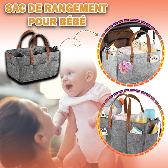Organizzatore 5 in 1 - Borsa per pannolini - Contenitore per giocattoli - Borsa da viaggio - Borsa della spesa, Cesto da picnic