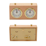 Pendule d'échecs Mécanique en Bois