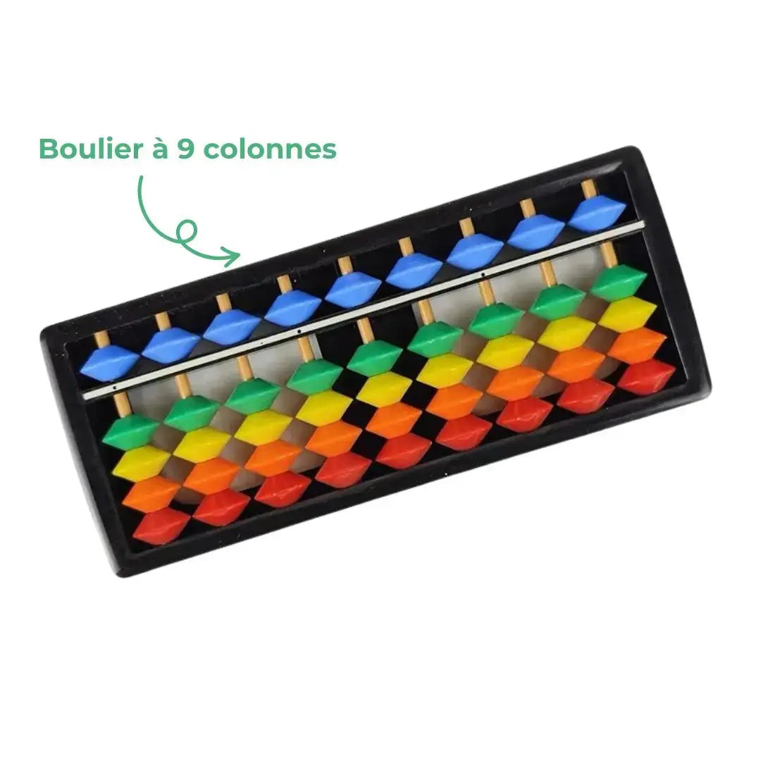 Small Montessori 9-column Abacus – Abaku™