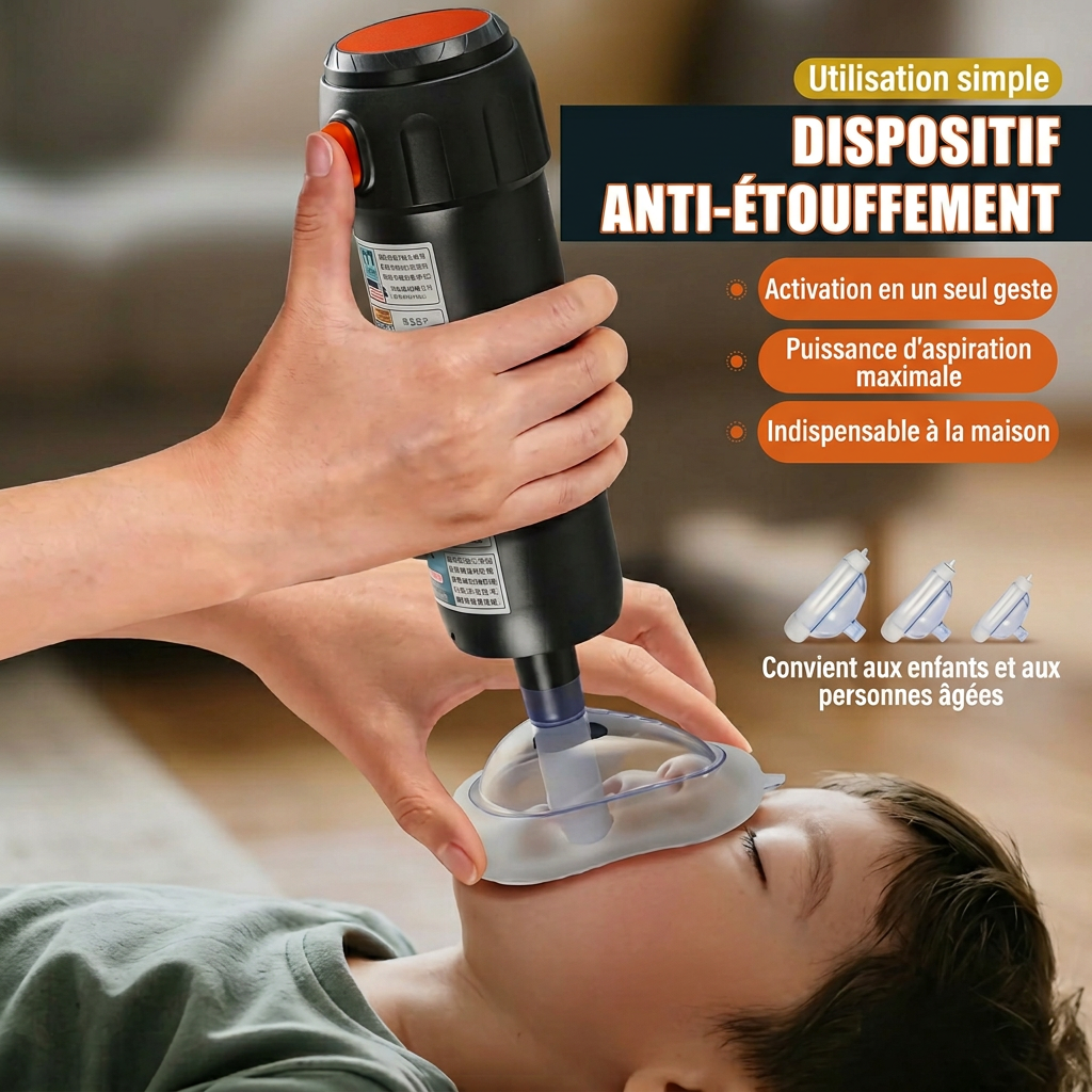 Securilife Family — Anti-choking device (baby, child, adult) - Saves lives in 10 seconds