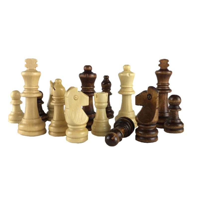 Pièces d'échecs en Bois Staunton