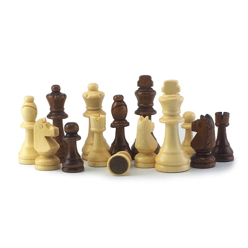 Pièces d'échecs en Bois Staunton