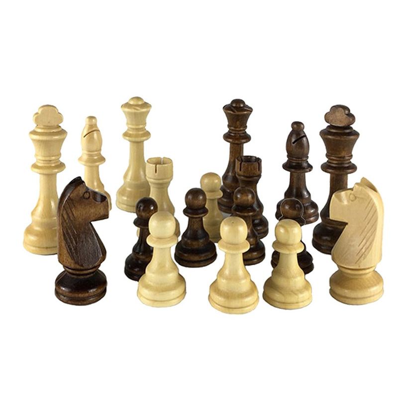 Pièces d'échecs en Bois Staunton