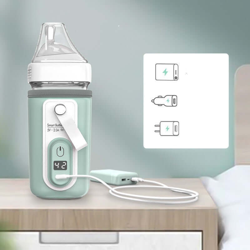 Manchon Chauffe-Biberon Portable USB (Chauffe-lait de Voyage)