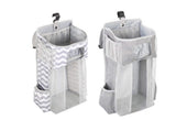 Organiseur de Berceau Suspendu & Caddy à Couches (Rangement Oxford Anti-Affaissement)