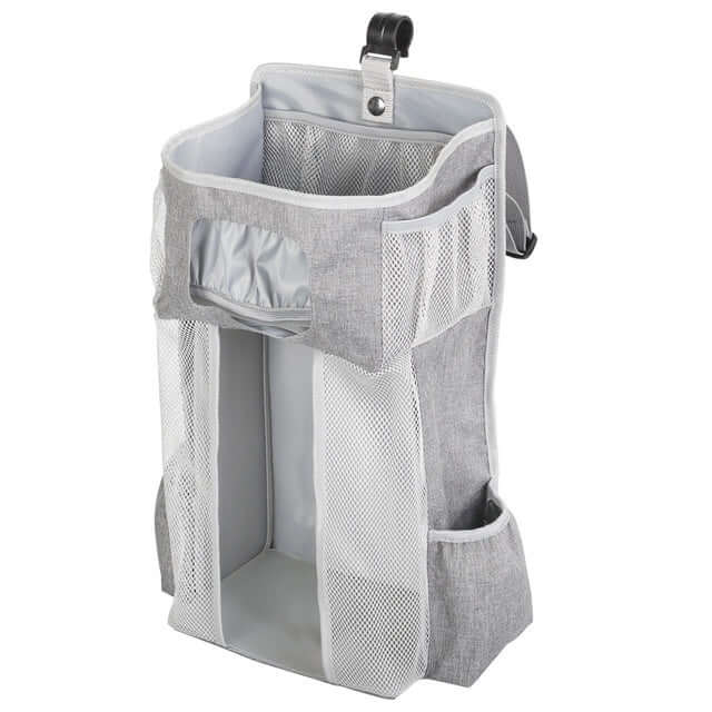 Organiseur de Berceau Suspendu & Caddy à Couches (Rangement Oxford Anti-Affaissement)