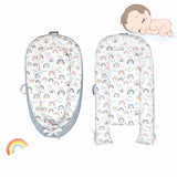 SnuggleNest™ Portable Baby Lounger (100% Coton)