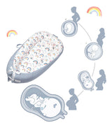SnuggleNest™ Portable Baby Lounger (100% Coton)