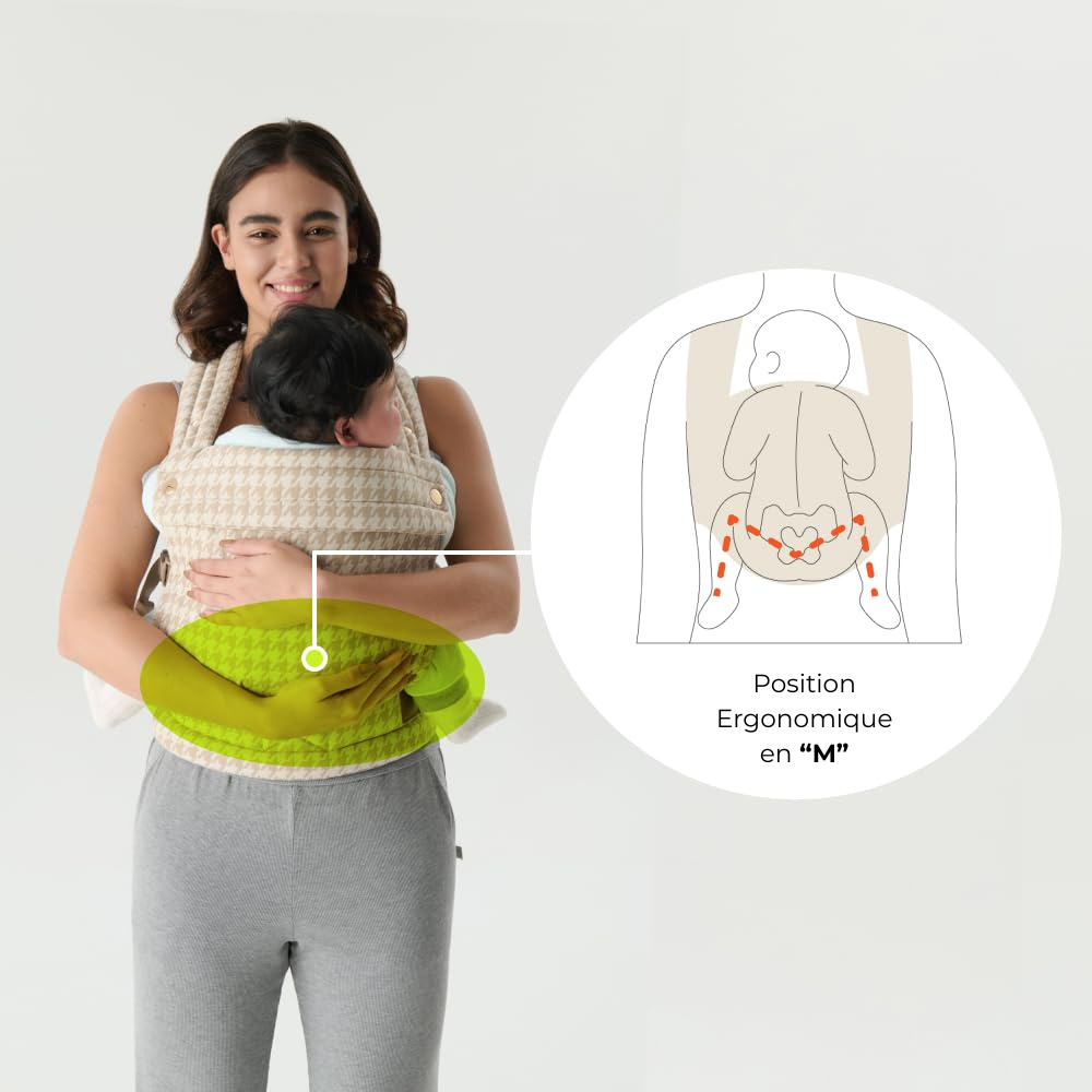 Porte-Bébé Ergonomique Évolutif 0-36 Mois - Azura
