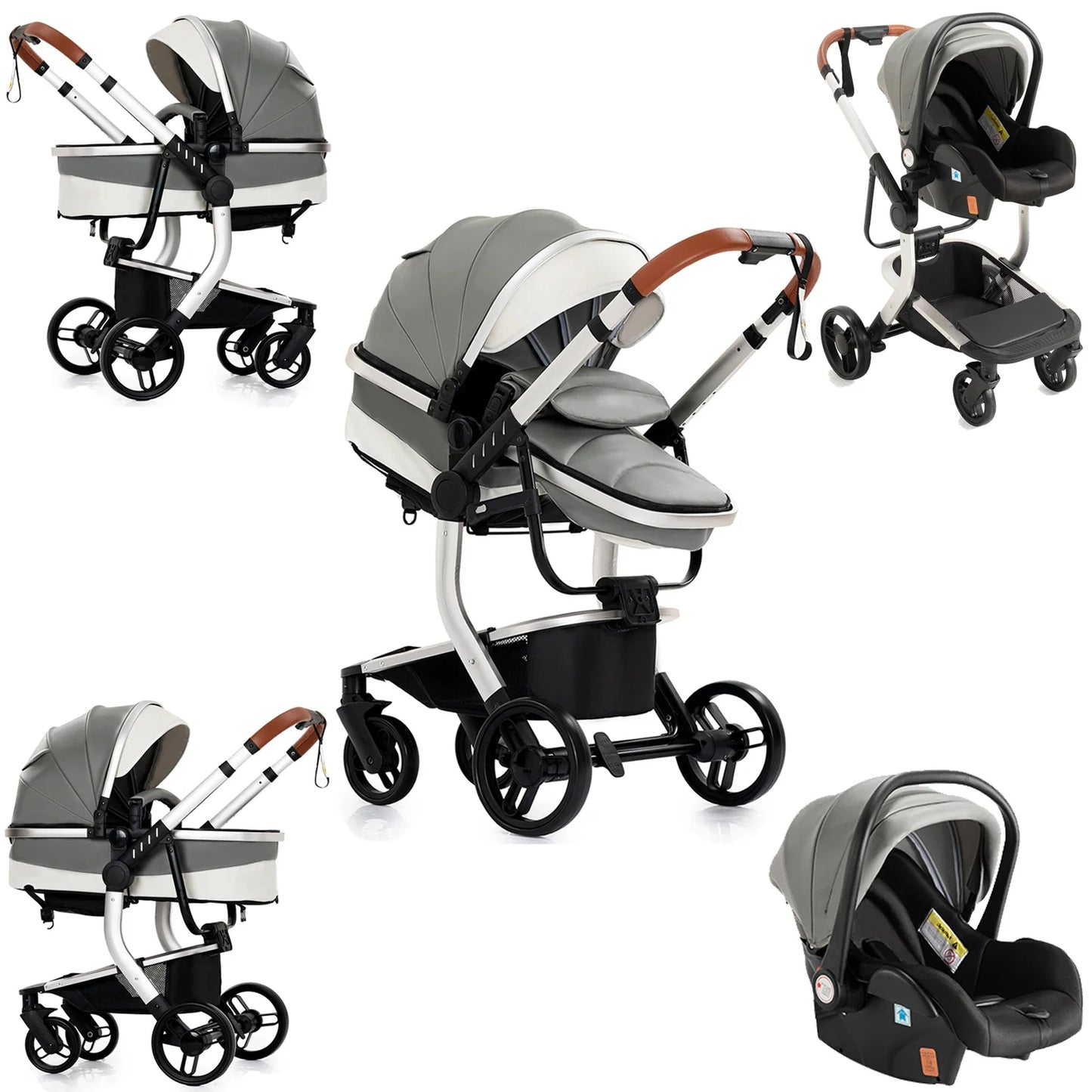 Leather Baby Stroller | LeatherLuxe