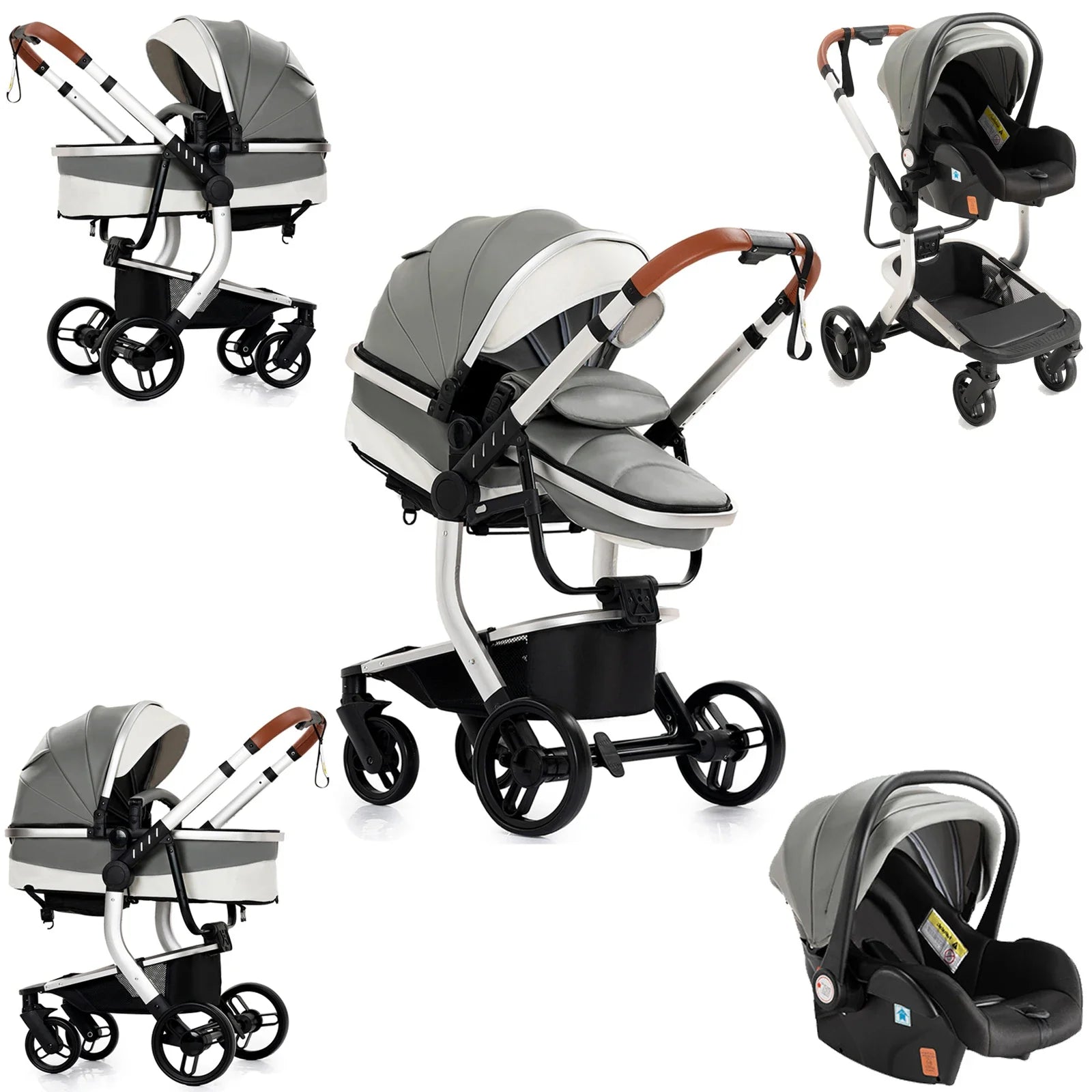 Leather Baby Stroller | LeatherLuxe
