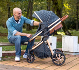 Passeggino 3 in 1 per neonati