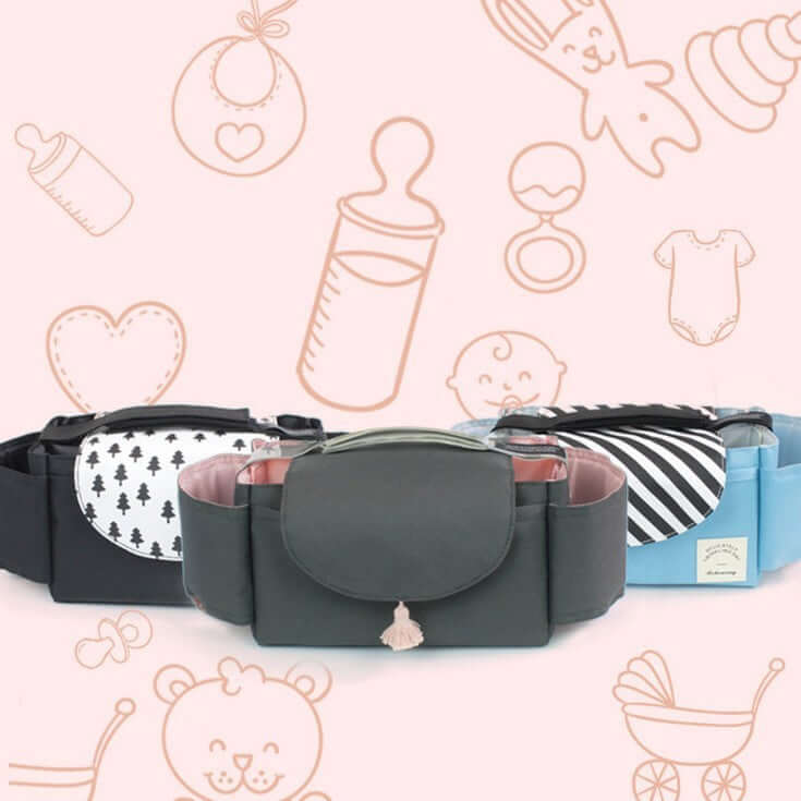 StrollMate™ Organizzatore per Passeggino Deluxe Universale (Consolle Genitori Isolato)