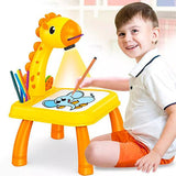 Planche à dessin avec projecteur LED pour enfant