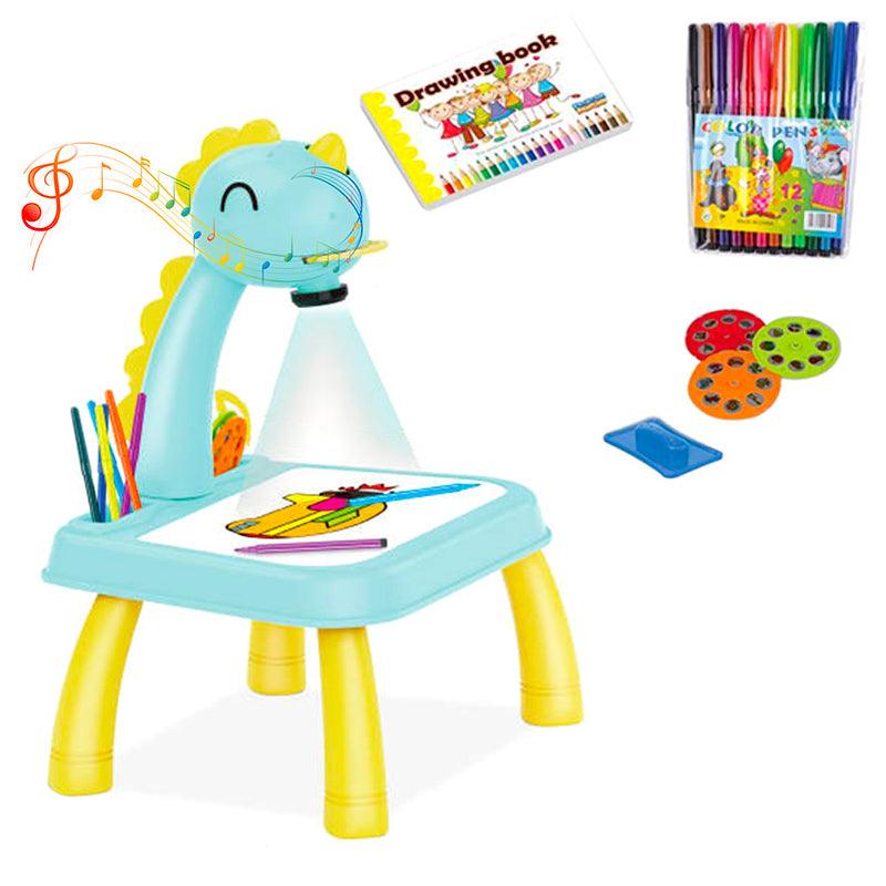 Planche à dessin avec projecteur LED pour enfant