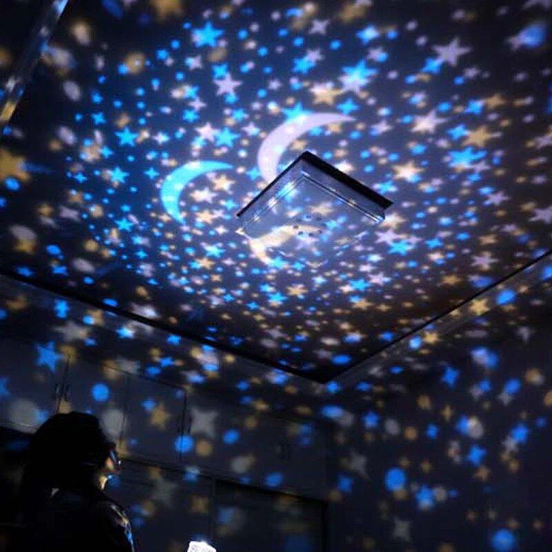 Starry night projector for baby's room