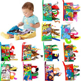 Livre en tissu Montessori pour Bébé