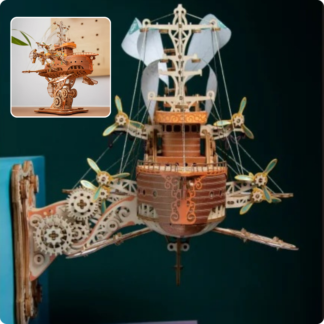 Puzzle 3D | Celestium™ Vascello Steampunk