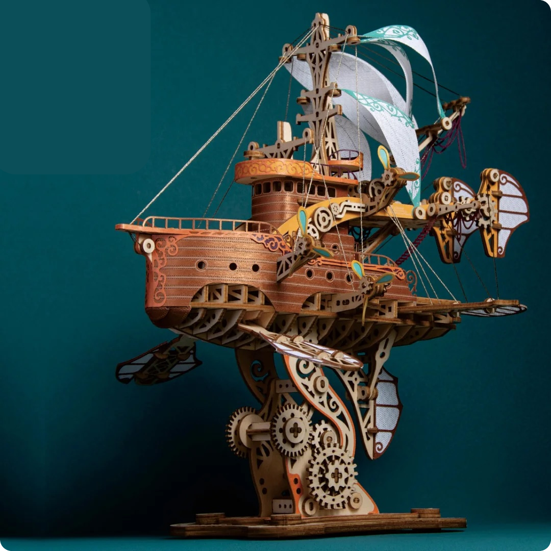 Puzzle 3D | Celestium™ Vascello Steampunk