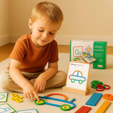 Montessori Children's Puzzle - Sticks & Rings™